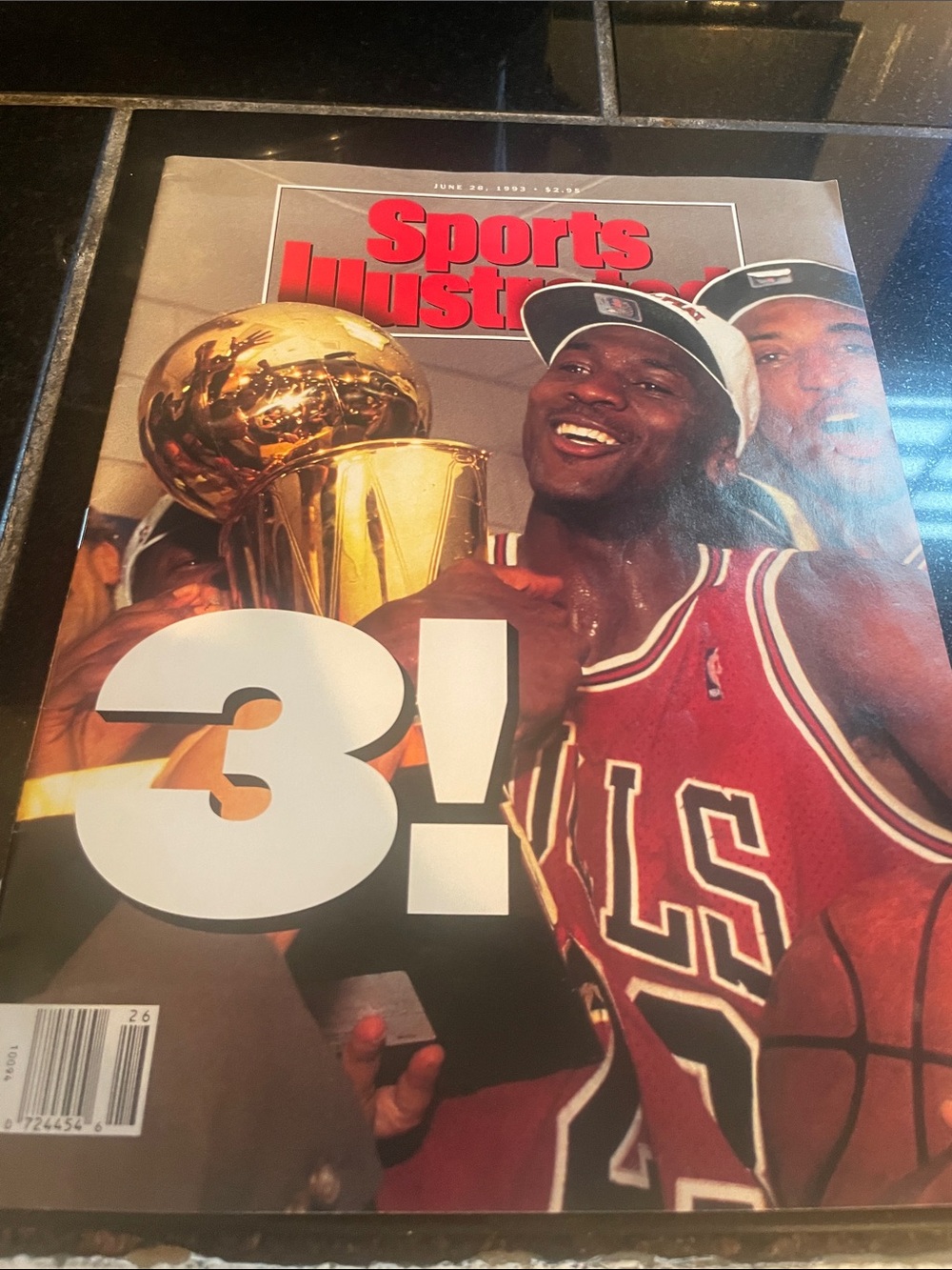Sports Illustrated Michael Jordan 3! Cover - Red Jersey